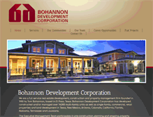 Tablet Screenshot of bohannondevelopment.com
